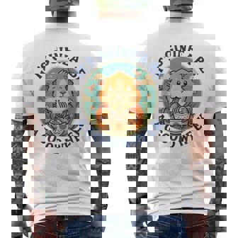 Cute Guinea Pig Tank Top Men's Back Print T-Shirt | Mazezy