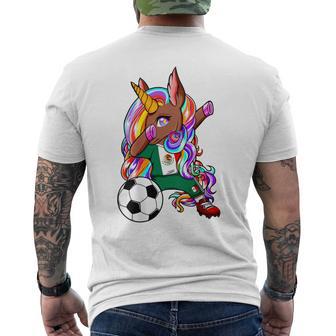 Dabbing Licorne Mexique Football Mexicain Joueur De Dab T-shirt imprimé au dos - Cadeauxyz