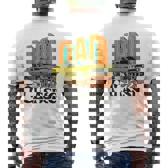 Dad Youre A Classic Vintage Car Fathers Day Men's Back Print T-Shirt | Mazezy