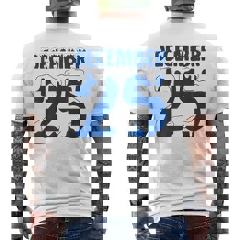 December 25 Iced Christmas Graphic Baby Family Costume Men's T-shirt Back Print - Seseable