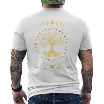 Dein Lebensbaum Tree Of Life Yoga Meditation Rückendruck T-Shirt mit Rückendruck - Geschenkecke