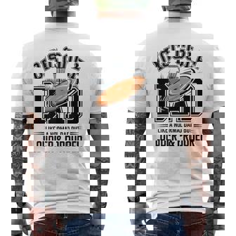 Disc Golf Dad Like A Normal Dad But Louder & Prouder Tank Top Men's Back Print T-Shirt | Mazezy