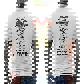 It Is In My DNA Foraging Mycology Mushroom Men's Back Print T-Shirt | Mazezy