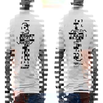メンズ Dogtown Garage Cross クリスチャンtシャツ メンズTシャツ バックプリント - Kawaiitshirt