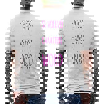 Donna Donnapiritosa Cambiare Carattere Nascevo Word Maglia Con Maniche Raglan T-shirt da uomo con stampa posteriore - Novitaregali