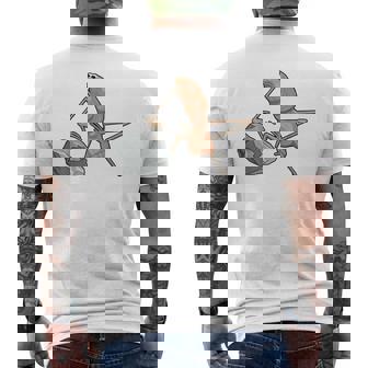 I Dont Like This Rock Ugly Christmas Marrcus The Worm Xmas S Men's Back Print T-Shirt | Mazezy