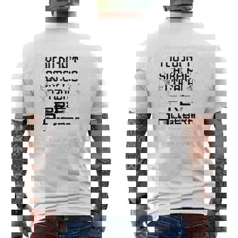 You Don't Scare Me I Teach Pre Algebra Halloween Math Men's Back Print T-Shirt | Mazezy