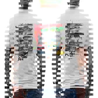 Dubai United Arab Emirates Novelty Graphic Souvenir Dubai Men's Back Print T-Shirt | Mazezy