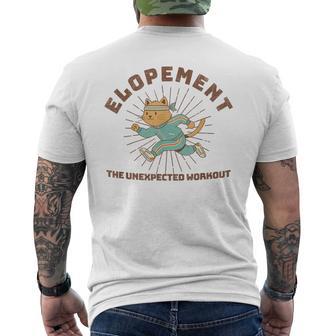 Elopement The Unexpected Workout Men's T-shirt Back Print - Monsterry