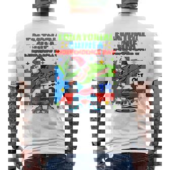 Equatorial Guinea Flag Pride Independence Day For Boys Kids Men's Back Print T-Shirt | Mazezy