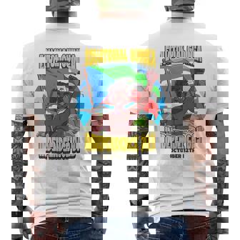 Equatorial Guinea Independence Day October 12th Premium Men's Back Print T-Shirt | Mazezy