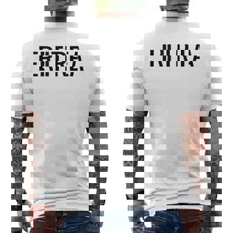 Eritrea Tank Top Men's Back Print T-Shirt | Mazezy