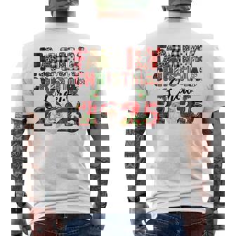 Family Christmas 2025 Matching Santa Hat Xmas Crew Pajamas Men's T-shirt Back Print | Seseable UK