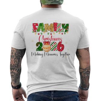 Family Christmas Making Memories Together 2026 Crew Matching Men's T-shirt Back Print - Thegiftio UK