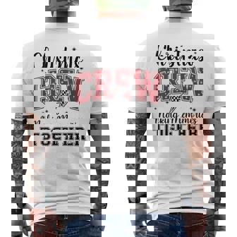 Family Christmas Making Memories Together Crew Matching Men's T-shirt Back Print - Seseable