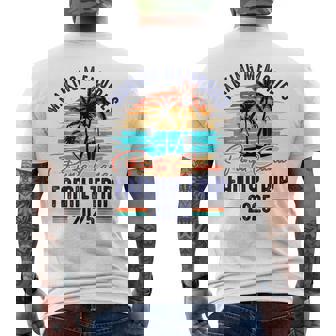 Family Punta Cana Vacation 2025 Summer Vacation Matching Men's T-shirt Back Print | Mazezy