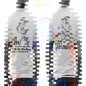 My Farts Are Magical Farting Unicorn Men's Back Print T-Shirt | Mazezy