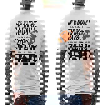 My Favorite Football Player Calls Me Papo Tank Top Men's Back Print T-Shirt | Mazezy