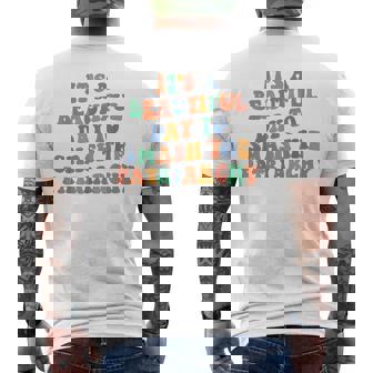 Feminism It's A Beautiful Day To Smash The Patriarchy Men's Back Print T-Shirt | Mazezy