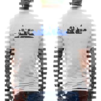 Florida Softball Vintage Minimalist Retro Softball Lover Men's T-shirt Back Print - Seseable