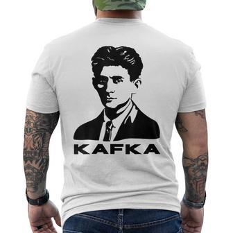Franz Kafka Portrait Men's T-shirt Back Print - Thegiftio