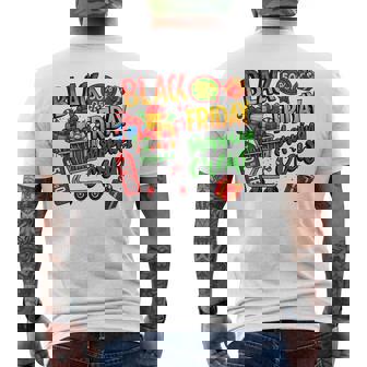 Friday Shopping Crew Christmas Shopping Family Men's Back Print T-Shirt | Mazezy