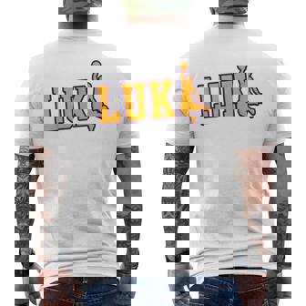 Fun Sports Stuff Luka Basketball Fans Men's T-shirt Back Print | Seseable CA