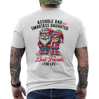 Gnome Asshole Dad Smartass Daughter Best Friends Life Men's T-shirt Back Print - Thegiftio UK