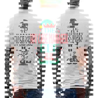 Hiv Case Manager Elf Christmas Holiday Medical Staff Men's T-shirt Back Print | Mazezy