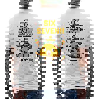 Gamer Taco Six Seven Cinco De Mayo 67 Mexican Fiesta Men's Back Print T-Shirt | Mazezy