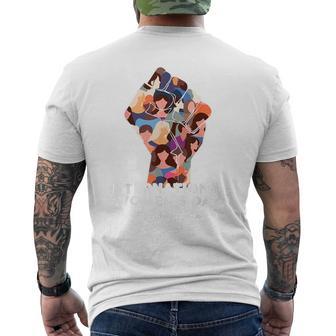 Give To Gain International Women's Day 2026 8 March Men's T-shirt Back Print - Thegiftio UK