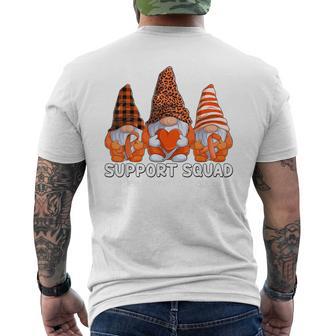 Gnome Support Squad Developmental Disability Awareness Men's T-shirt Back Print - Thegiftio UK