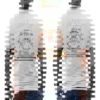 Gobblegool Turkey Chef Thanksgiving Italian Food Men's Back Print T-Shirt | Mazezy