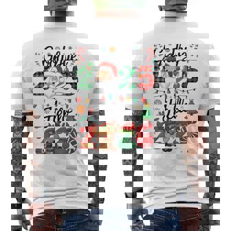 Goodbye 2025 Hello 2026 Happy New Year Party Family Matching Men's T-shirt Back Print - Seseable