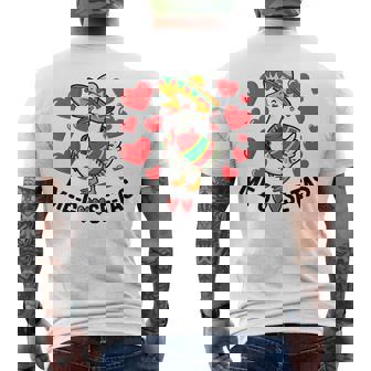 Me Goose Tas Cute Goose Fiesta Mexican Animal Pun Men's Back Print T-Shirt | Mazezy