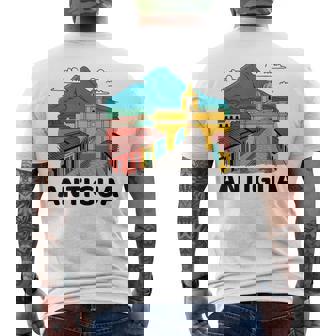 Guatemala Antigua Men's Back Print T-Shirt | Mazezy