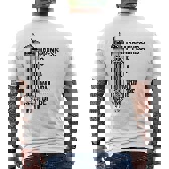 Happiness Is A Warm Tube アナログオーディオ。真空管 メンズTシャツ バックプリント - Kawaiitshirt