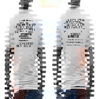 Harpers Ferry West Virginia WV Vintage Established Tank Top Men's Back Print T-Shirt | Mazezy