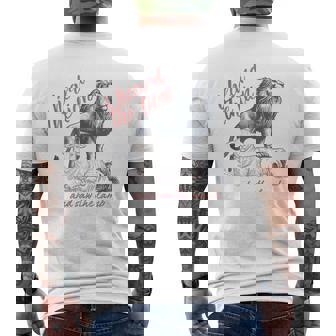 I Heard The Lion And Saw The Lamb Sheep Minimalist Christian Tank Top Men's Back Print T-Shirt | Mazezy