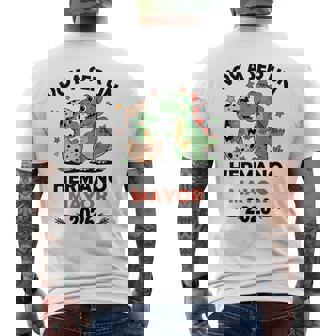 Hermano Mayor 2026 Promoted To Big Brother Spanish Men's T-shirt Back Print - Monsterry