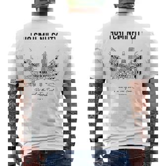Ho Chi Minh City Travel Men's Back Print T-Shirt | Mazezy