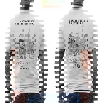 Ho Chi Minh City Travel Poster Style Vietnam Artwork Tank Top Men's Back Print T-Shirt | Mazezy