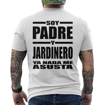 Hombre Padre Y Jardinero Regalo Divertido Papá Jardín Jardinería Camiseta Hombre Estampado Espalda - Regaloses