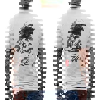 Honey Badger Spirit – Brazilian Jiu Jitsu Mindset Men's Back Print T-Shirt | Mazezy