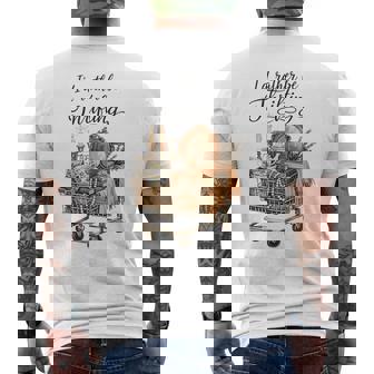 I’D Rather Be Thrifting Vintage Shopping Thrift Lover Men's T-shirt Back Print - Monsterry