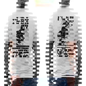 I'Ll Be In My Office Carpenter Handyman Woodworking Men's Back Print T-Shirt | Mazezy