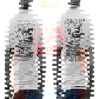 I'm Fine This Is Fine Having A Meltdown Christmas Snowman Men's T-shirt Back Print - Monsterry