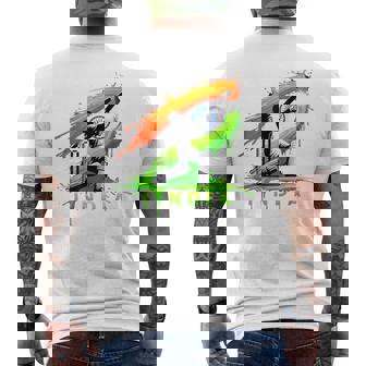 India Cricket Indian Cricket Fan Men's Back Print T-Shirt | Mazezy