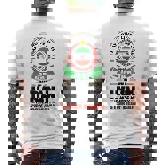 Iranian Iran Iranian Flag Quote Men's Back Print T-Shirt | Mazezy