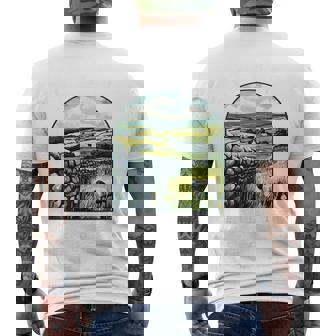 Ireland Irish St Patrick's Day The Emerald Isle Green Clover Men's T-shirt Back Print - Monsterry